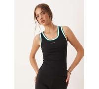Calvin Klein Jeans - Top senza maniche sportivo nero e verde M