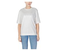 Calvin Klein Jeans, ,Tops ,Donna ,Bianco ,S Oversized Boyfrie T-Shirt