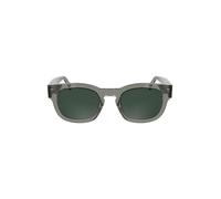 CALVIN KLEIN Jeans Unisex Adult Sunglasses CKJ25601S - Grey To Dark Grey with Solid Green Lens