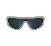 CALVIN KLEIN JEANS Unisex Adult Sunglasses CKJ25605S - Matte Grey with Solid Silver Mirror Lens