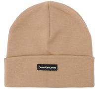 Calvin Klein Jeans Uomo INST PATCH BEANIE K50K512142, Beige (Travertine), OS