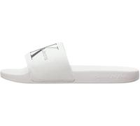Calvin Klein Jeans Uomo Scarpe da Mare Slide Monogram Co Ciabatte, Bianco (Bright White/Black), 40