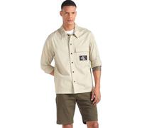 Calvin Klein Jeans Utility Shirt J30J324610 Camicie Casual, Beige (Plaza Taupe), L Uomo