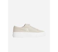 Calvin Klein Vulc Flatform Low CV MG YW0YW01763, Basso Top Donna, Beige (Eggshell/Creamy White), 39 EU