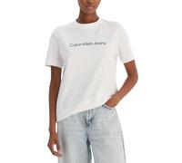 Calvin Klein Jeans White Cotton T-Shirt - IT40|S