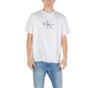 Calvin Klein Jeans White Cotton T-Shirt - IT44 | S