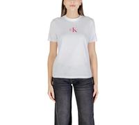 Calvin Klein Jeans White Cotton T-Shirt - XL