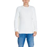 Calvin Klein Jeans White Organic Cotton Sweatshirt - IT48 | L