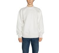 Calvin Klein Jeans White Recycled Cotton Sweatshirt - IT54 | XXL