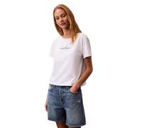 Calvin Klein Jeans White Recycled Cotton T-Shirt - IT44|L