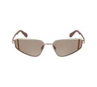 Calvin Klein Jeans Women's Sunglasses CKJ25200S - Matte Rose Gold with Solid Peach Lens