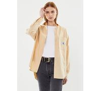 Calvin Klein Jeans - Woven Label Relaxed Beige - Abbigliamento XS Beige