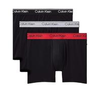 Calvin Klein Jeans X3 Boxers Nero/Rosso Boxer Brief, Nero , XL
