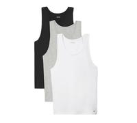 Calvin Klein Jeans X3 Canottiere Nero/Bianco/Grigio Uomo Tank, Nero , XL
