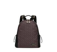 Calvin Klein Jessie Organizational Backpack, Brown/Khaki/Black, One Size