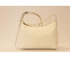 CALVIN KLEIN K60K613028 borsa a tracolla in ecopelle bianca 67U chalk