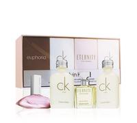 Calvin Klein Ladies set miniatura per donne eau de parfum Eternity 5 ml + eau de parfum Euphoria 4 ml + 2x eau de toilette CK One 10 ml