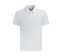 Calvin Klein Light Blue Cotton Men Polo Shirt - M