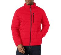 Calvin Klein Lightweight Puffer Water-Resistant Down Men’s Jacket Giacca, Impiegabile, Rosso Scuro, M Uomo