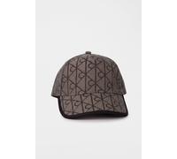 Calvin Klein Logo All-over Print Jacquard Bucket Hat Lotus Beige/black Taglia: OS | Cappelli Outlet | Donna | Marrone