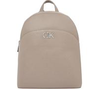 Calvin Klein - Logo Round Backpack - -Bags -Uomo -Beige -ONE SIZE