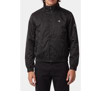 Calvin Klein Uomo Giacca da Mezza Stagione Padded Harrington con Colletto alla Coreana, Nero (Black), M