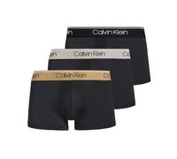 Boxer Calvin Klein Icon Cotton Stretch nero puro bianco (3 unità) - S
