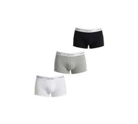 Calvin Klein Low Rise 3Pk Boxer da Uomo Grey Heather/White/Black L