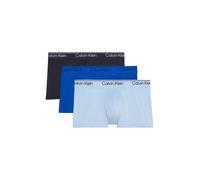 Calvin Klein - Low Rise Trunk 3Pk Blu - M Blu
