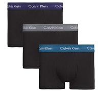 Calvin Klein Low Rise Trunk 3pk Boxer, Nero (B Astral Aura/Corsair/Grey Smoke), S (Pacco da 3) Uomo