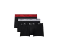 Calvin Klein Low Rise Trunk 3Pk Color Black, Size Medium 0AZ - Black Black W Sleet WB Blac Medium