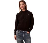 Calvin Klein LS Archive Terry Po Hood Lv047C224G Felpe, Black (Black), M Donna