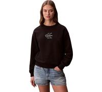 Calvin Klein LS CK Foil Crew Sweatshirt Lv047f838g Felpe Donna
