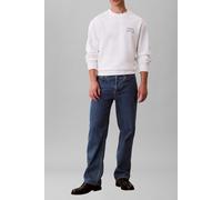Calvin Klein Jeans, ,Sweatshirts & Hoodies ,Uomo ,Bianco ,XL Graphic Crewneck Sweatshirt