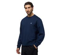 Calvin Klein LS EU 350terry Monogram CN Swtsh Lv04rc296g Felpe, Blue(Dark Sapphire), M Uomo