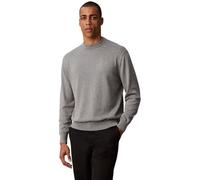 Calvin Klein Jeans - Ls Ez Cotton Crewnk LV04RC309G Grigio - Abbigliamento M Grigio