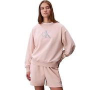 Calvin Klein LS Monologo French Terry Rlxd CN Lv047B234G Felpe, Arancio, S