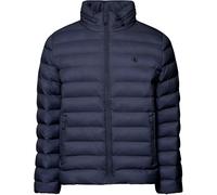 Calvin Klein LS NYLON LT WT CAPPUFFER FZ PUFFER LV04RC511G Giacche, BLU (Zaffiro scuro), M, Blu (Zaffiro scuro), M