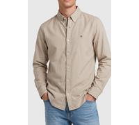 Calvin Klein Camicia Classica da Uomo LS Solid Oxford LV140EM125 Altre Camicie, Marrone (Marmo Antico), L, Marrone (Marmo Antico), L