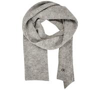 Calvin Klein Lux Wool Scarf 30X180 K50K509705 Sciarpe, Grigio (Grey Fog), OS Uomo