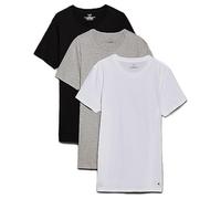 Calvin Klein LV00NB4051-MP1 S/S CREW NECK 3PK BLACK,GREY HEATHER maglietta intim