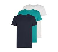 Calvin Klein LV00NB4051-VQV S/S CREW NECK 3PK SHORELINE,SNOWHTHR,LIVELYTEAL mag