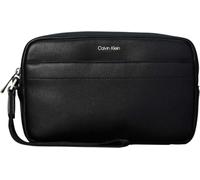 Calvin Klein LV04D1277G Kit Dopp da uomo, con tasca rialzata, con manico, nero (nero), taglia unica
