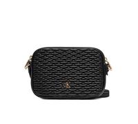 Calvin Klein LV04F3279G - Borsa per fotocamera da donna, con doppia cerniera, colore: nero, taglia unica, Nero (Nero), One Size