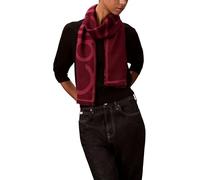 Calvin Klein LW JACQUARD STOLE LV04F8066G - Sciarpe da donna con logo oversize, colore: Rosa/Framboise, taglia unica, Rosso (rosa seducente/framboise), Taglia unica