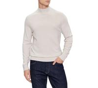 Calvin Klein maglia in lana Merinos ecrù