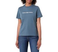 Calvin Klein Maglietta Classica da Donna con Logo A- Inst. Tee SS Lv047c912g Graphic Tees (Confezione da 1), L