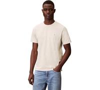 Calvin Klein Maglietta Classica da Uomo SS Badge 30S Jersey Lv04Rc272G, Bianca, S