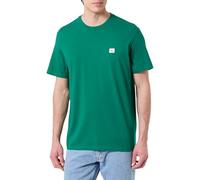 Calvin Klein Maglietta Classica da Uomo SS Badge 30S Jersey Lv04Rc272G, Verde, S
