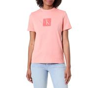 Calvin Klein Maglietta da Donna SS Classic Fit Monogram Tee LV047F819G Graphic Tees, Rosa, M